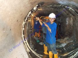 Injeksi kebocoran pada Saluran Air Laut di PLTU injeksi kebocoran